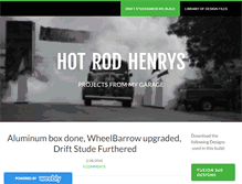 Tablet Screenshot of hotrodhenrys.com
